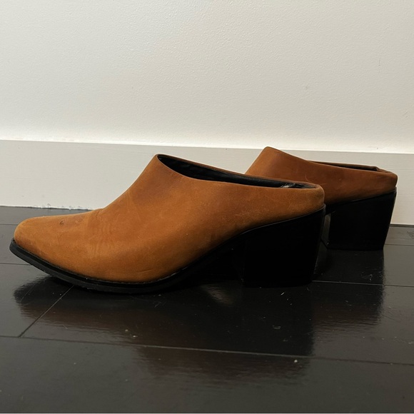 Intentionally Blank Suede Mules - Picture 5 of 5